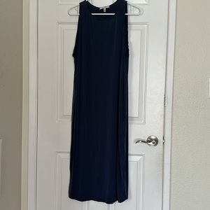 Eri + Ali Anthropologie Maxi Dress - Blue, Shapeless Ladies Large